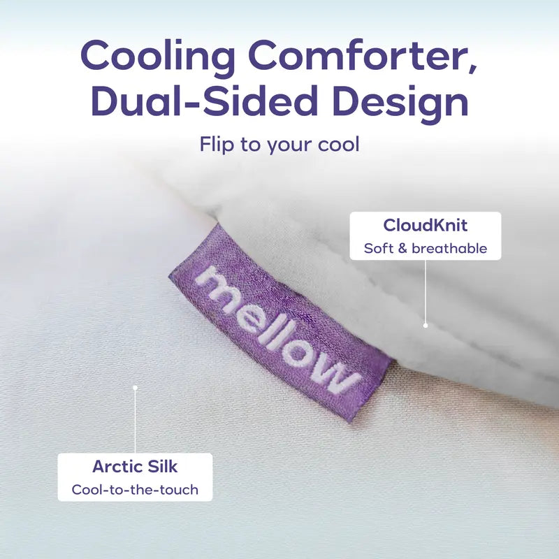 CloudCool Cooling Blanket | Dual-Sided Silk & Cloud Soft