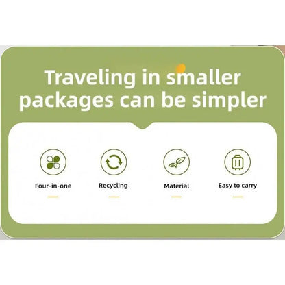 4-in-1 Travel Shampoo Dispenser | Portable Cosmetic Storage Bottle | Compact & Leak-Proof