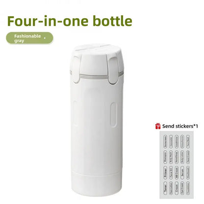 4-in-1 Travel Shampoo Dispenser | Portable Cosmetic Storage Bottle | Compact & Leak-Proof
