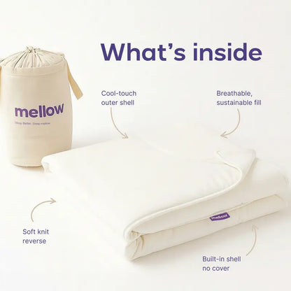 CloudCool Cooling Blanket | Dual-Sided Silk & Cloud Soft