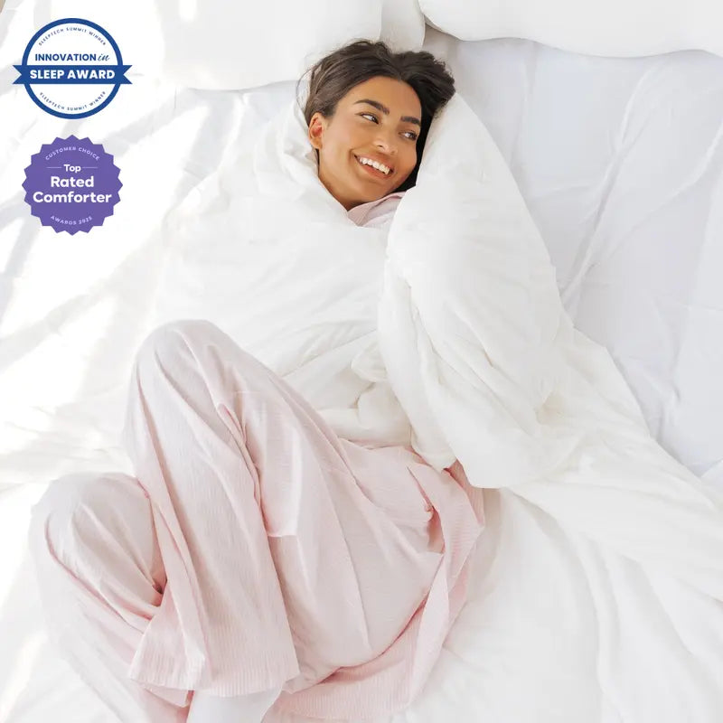 CloudCool Cooling Blanket | Dual-Sided Silk & Cloud Soft