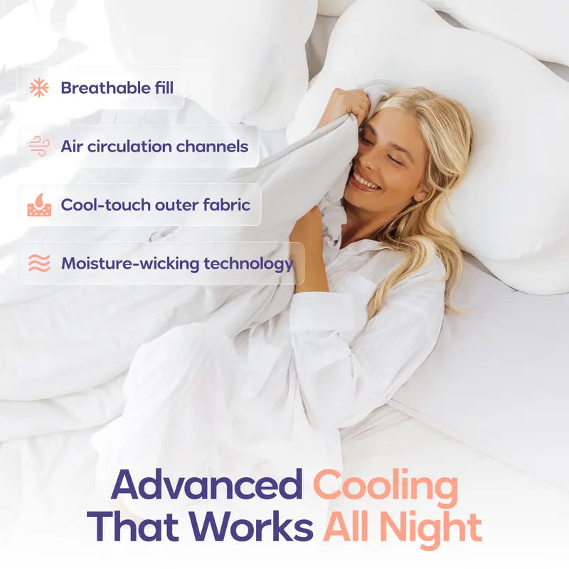 CloudCool Cooling Blanket | Dual-Sided Silk & Cloud Soft